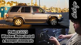 Carbage Project 3323: Window Motor Replacement and Bumper Removal