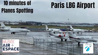 10 minutes of Planes Spotting at Paris LBG Airport (LFPB)