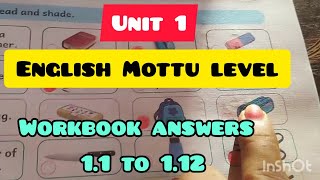 Term 2Unit 1 On a trip/ English/ Mottu Workbook answers 1.1 to 1.12 Ennum Ezhuthum