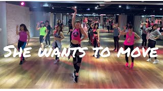 She Wants to Move by N.E.R.D. ~~ Fit +Flaunt Burlesque Fitness by Katie