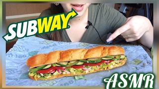 ASMR Subway (Whispering) | Eating Show