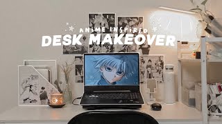 ✨ aesthetic desk makeover // unboxing haul + organizing my stationery ✨