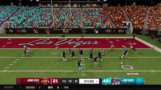 Ncaa college 25 touchdown glitch I was levitating😭#trending #football