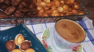 CEVİZ KURABİYE 🍪 ŞIKLIK, LEZZET 👌 İÇ DOLGUSU İLE KAHVE YANINA ENFES 😋 🍪 BUZLUKTA...