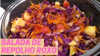 SALADA DE REPOLHO ROXO - RECEITA FÁCIL