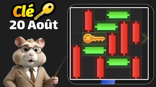 HAMSTER KOMBAT MINI GAME CLÉ du 20 Aôut RÉSOLUTION