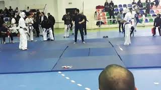 Aligismat Hasanov (Aze) vs Talha Vusugi (İra aka) Shinkyokushin Kyokuşin Azərbaycan 24.02.2018