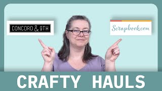 Crafty HAUL– Concord & 9th  +  Scrapbook.com