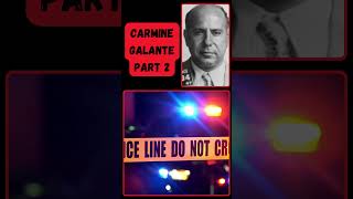 Bonanno Boss and gangster Carmine Galante part 2 #mobsters #true #crime #mini #short