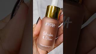 Nyka strobe and glow highlighter review | Nyka Cosmetics #shorts #nykaa #makeup #productreview