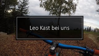 Leo kast Random an unserem Hometrail getroffen