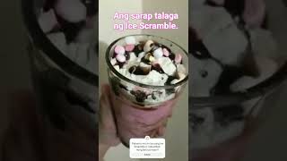 Ang saraaaaaaap ng Ice Scramble! Maaalala mo talaga yung nakaraan, kapag uminom/kumain ka ng ganito.