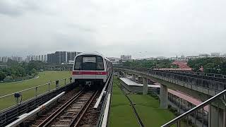 🟩C651 Set 213/214 departing Chinese Garden MRT Station (Tuas Link Bound)