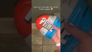 I had to use PRIME for toilet paper🥺 #shorts #ksi #loganpaul #prime #makethisgoviral