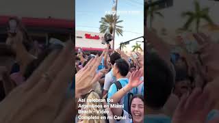 Así celebran los Argentinos en Miami - Vean el vídeo completo en mi canal