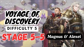 Sword of Convallaria [EVENT] Voyage of Discovery - Difficulty 5 Stage 5-5 | Magnus & Alexei