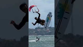 Kitesurfing Magic with @felipfrota96 & @pedromatos: A Sea Ballet