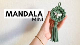 Mandala Mini em Fio de Malha | Lembrança Batizado