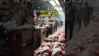 HATI HATI !! JANGAN BELI AYAM GORENG HARAM #shortfeed #shorts