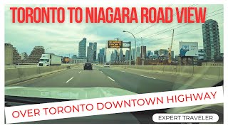 Toronto to Niagara Road View, Ontario, Canada