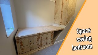 DIY Built in Bed & Wardrobe