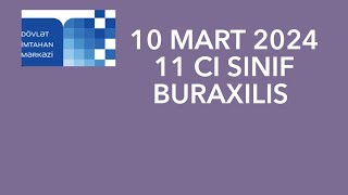 10 mart Buraxilis .10 mart 2024 .Dim BUraxilis.11 ci sinif Buraxilis.#10martburaxilis