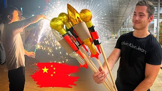 VUURWERK AFSTEKEN IN CHINA!