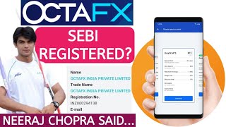 Is Octa Fx Sebi Approved? Neeraj Chopra Talks About His Experience!