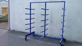 The Glass Racking Company Cut length tree trolley