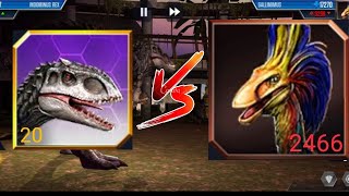 INDOMINUS REX VS BOSS GALLIMIMUS  - JURASSIC WORLD THE GAME #60