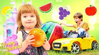 Bianca y Leo el camión 🍎🍑🥝 Canción de las frutas 🍓🍇 Canciones infantiles