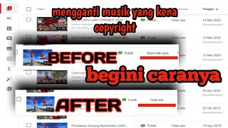 cara mengganti lagu yang kena copyright / hak cipta