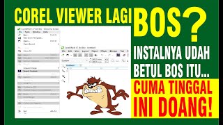 mengatasi corel tidak bisa save (ilegal software) dengan benar