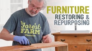 I saved money with my junk shop find! // Furniture Restoration Makeover