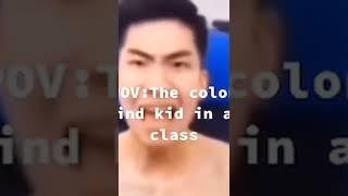 the one color blind kid in art class