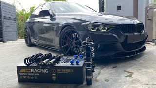 BMW F30 330I | BC RACING BR SERIES Coilovers Installation