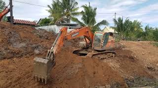 미니 굴삭기 굴착 Mini excavator digging