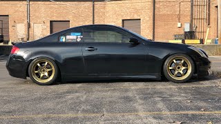 G35 gets bell raceworks diff brace- voodoo13 outer tie rods- spl diff bushings