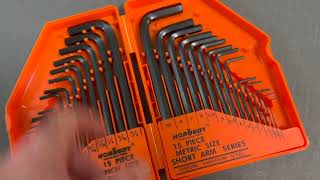 HORUSDY 30 Piece Hex Key Set, Allen Wrench Set Review