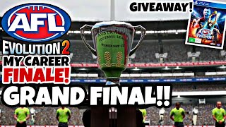 GRAND FINAL! AFL EVOLUTION 2 MY CAREER FINALE! CROWS vs TIGERS!