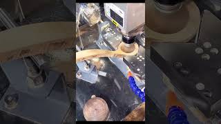 Making a wooden spoon #shorts #machinecut #satisfyingvideo #doyoulikeit #amazing #machine #woodwork