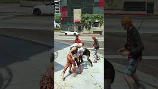 LOS SANTOS CRAZY GIRL MOMENT! GTA 5 #shorts