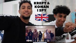 American reacts to Krept & Konan - I Spy ft. Headie One & K-Trap