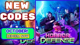 ⚠️New⚠️ ALL WORKING UPDATE CODES For Horror Tower Defense  Roblox Horror Tower Defense  Codes 2024