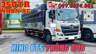 Đánh Giá Chi Tiết Xe Tải Hino 8t5 Thùng Sắt Tiêu Chuẩn 2023 | Báo Giá HINO FG 8t5 Thùng Dài 8m6 2023