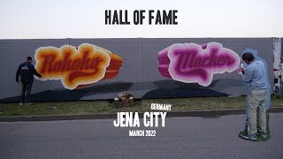 Hall of Fame - Graffiti in Jena City - March '22 - Rokoko & Mucker