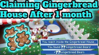 Claiming my Gingerbread House after 1 Month | Bee Swarm Simulator