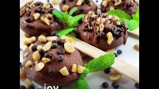 Peanut Butter & Choc Chip Ice Cream Spoon Pops