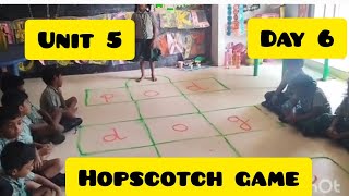 Term 2 Unit 5 seasons Day 6 Hopscotch game Reinforcing Cvc words with O English Ennum Ezhuthum