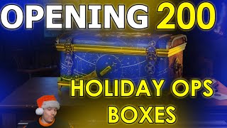 Opening 200 Holiday ops boxes - World of Tanks